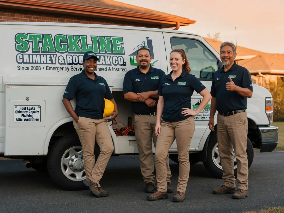 Chimney flashing repair company in Elmira, CA